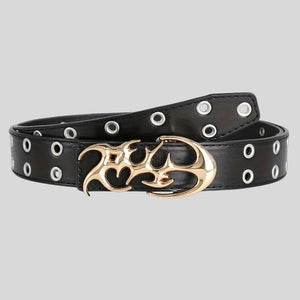 Grommet Buckle Belt