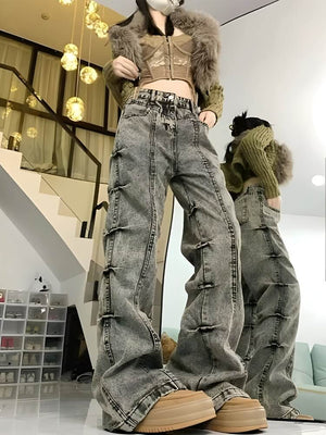 Grunge Wide Leg Jeans