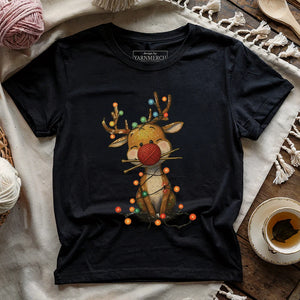 Knitmas Reindeer T-shirt