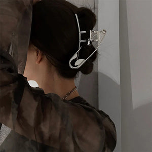 Safety Pin Hair Claw