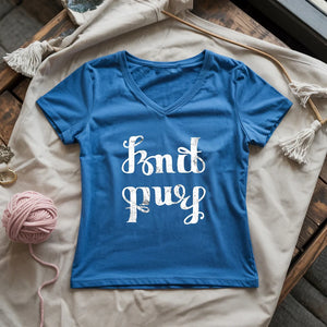 Knit Purl Lady V-neck