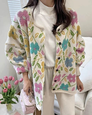 Spring Garden Knit Jacket