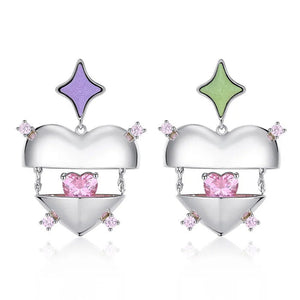 Inside My Heart Aesthetic Earrings