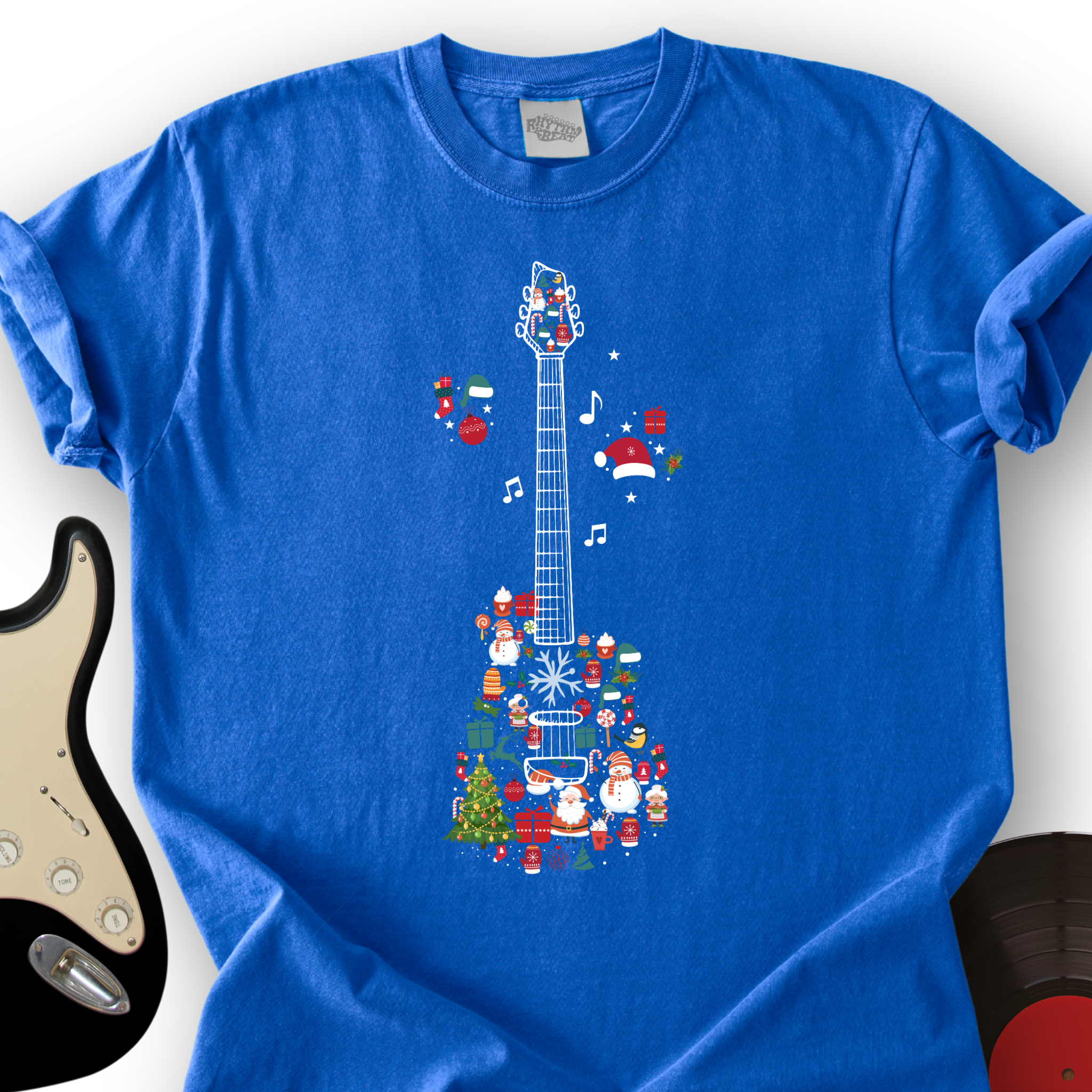 Guitar Christmas T-Shirt