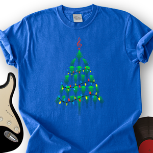 Guitar Christmas Tree T-Shirt