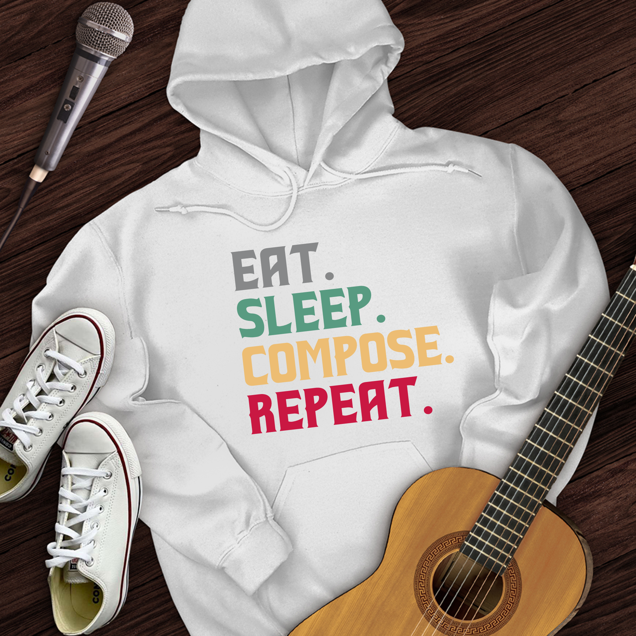 Eat, Sleep, Compose, Repeat Hoodie