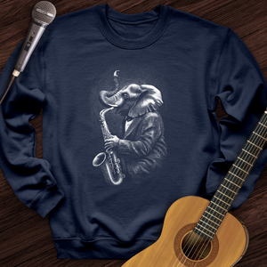 Elephant Saxophone Crewneck