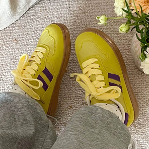 Saturday School Sneakers in Yellow