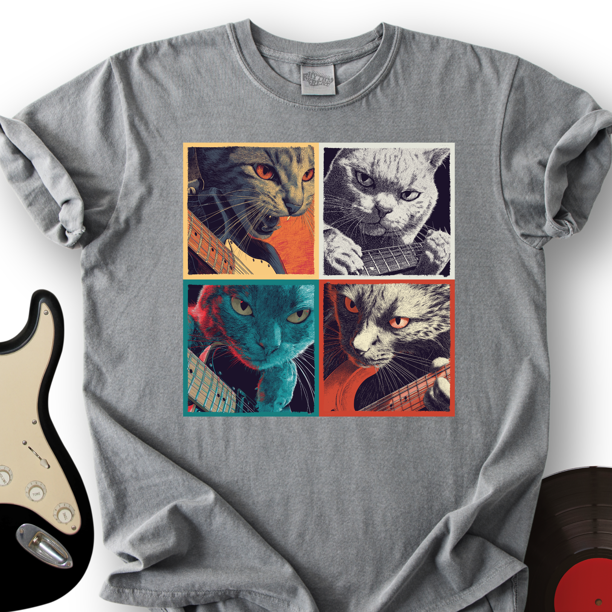 Cats With Guitars T-Shirt