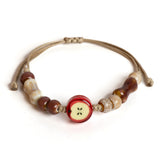 Apple Beaded Bracelet