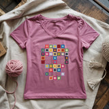 Granny Skull Lady V-neck