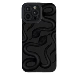 Black Snake iPhone Case