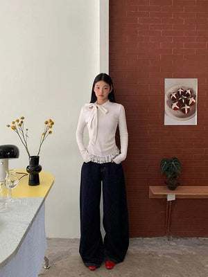 Coquette Bow Neck Blouse