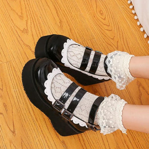 Coquette Platform Mary Jane Shoes