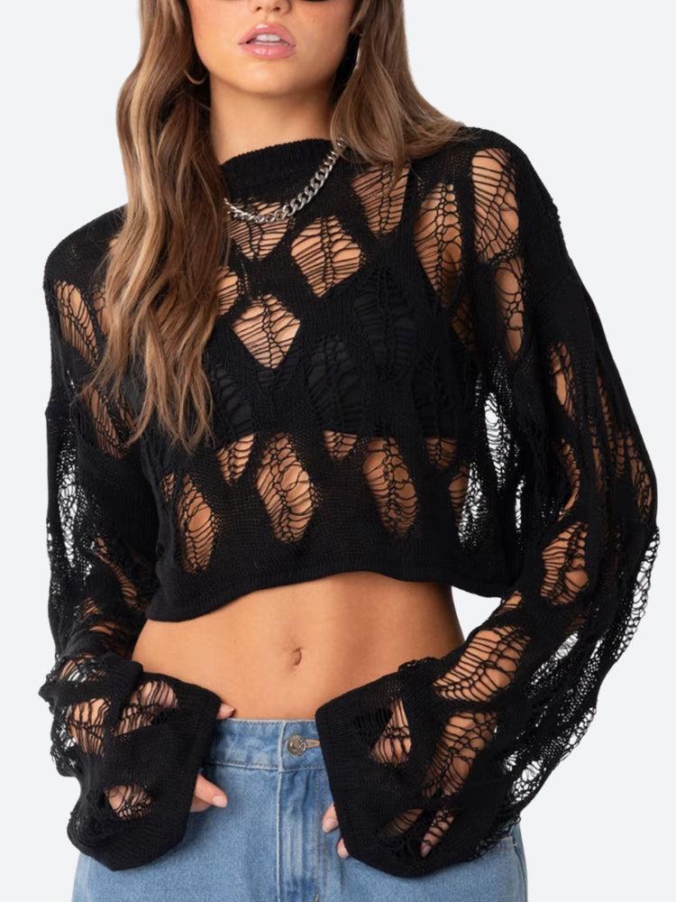 Crochet Crop Sweater