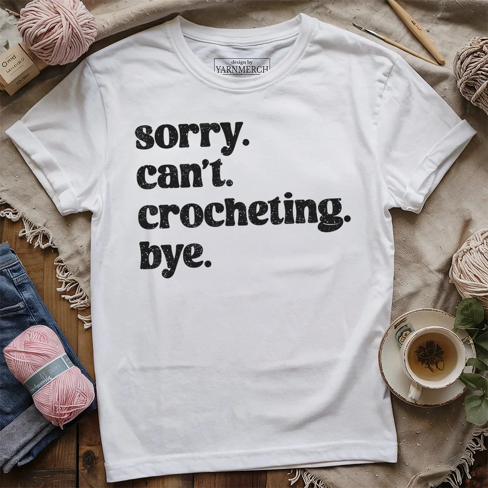 Crocheting. Bye T-shirt