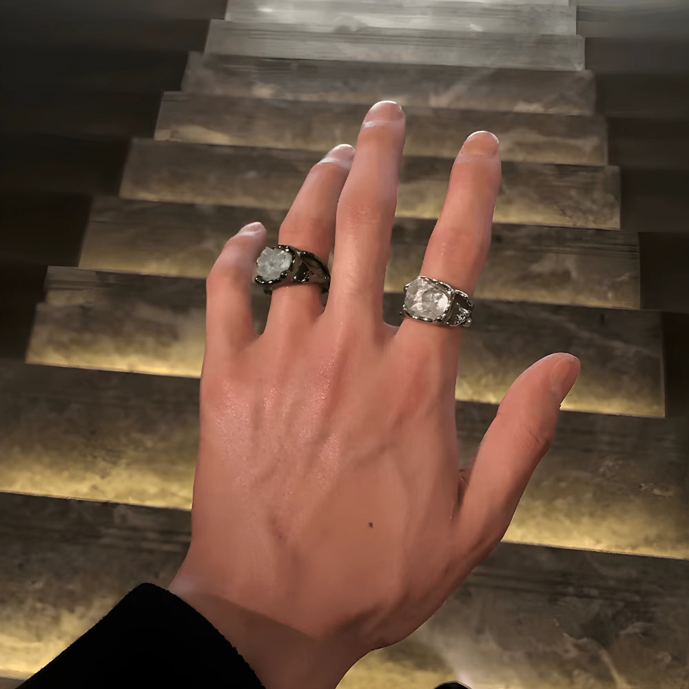 Cyberpunk Crystal Ring