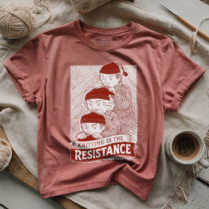 Knitting Is The Resistance T-shirt