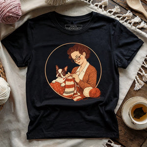 Knitting With Boston Baby T-shirt