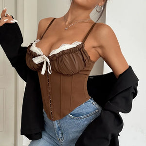 Layered Bust Corset Top