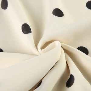 Old Money Polka Dot Midi Skirt