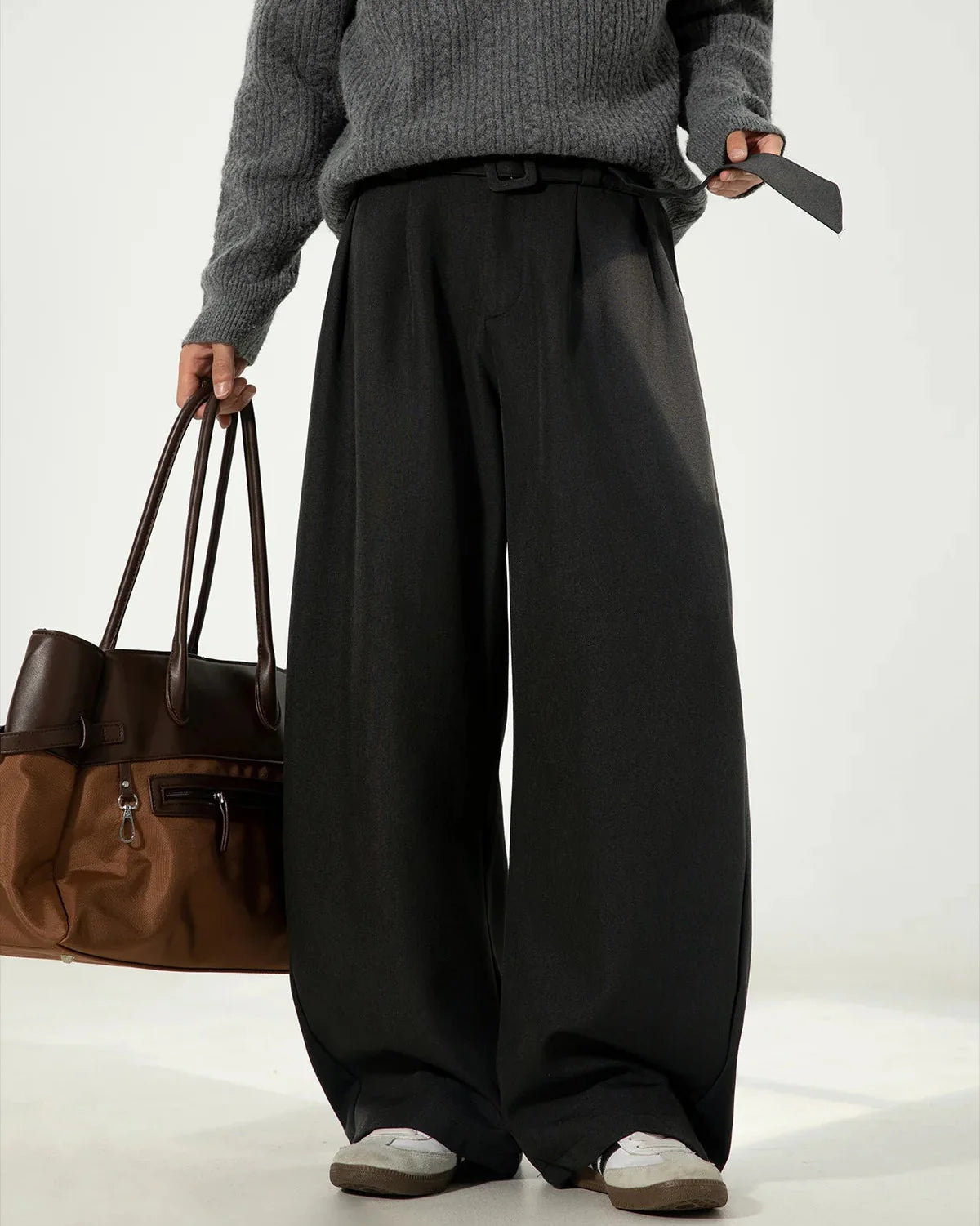 Pleated Wide Pants