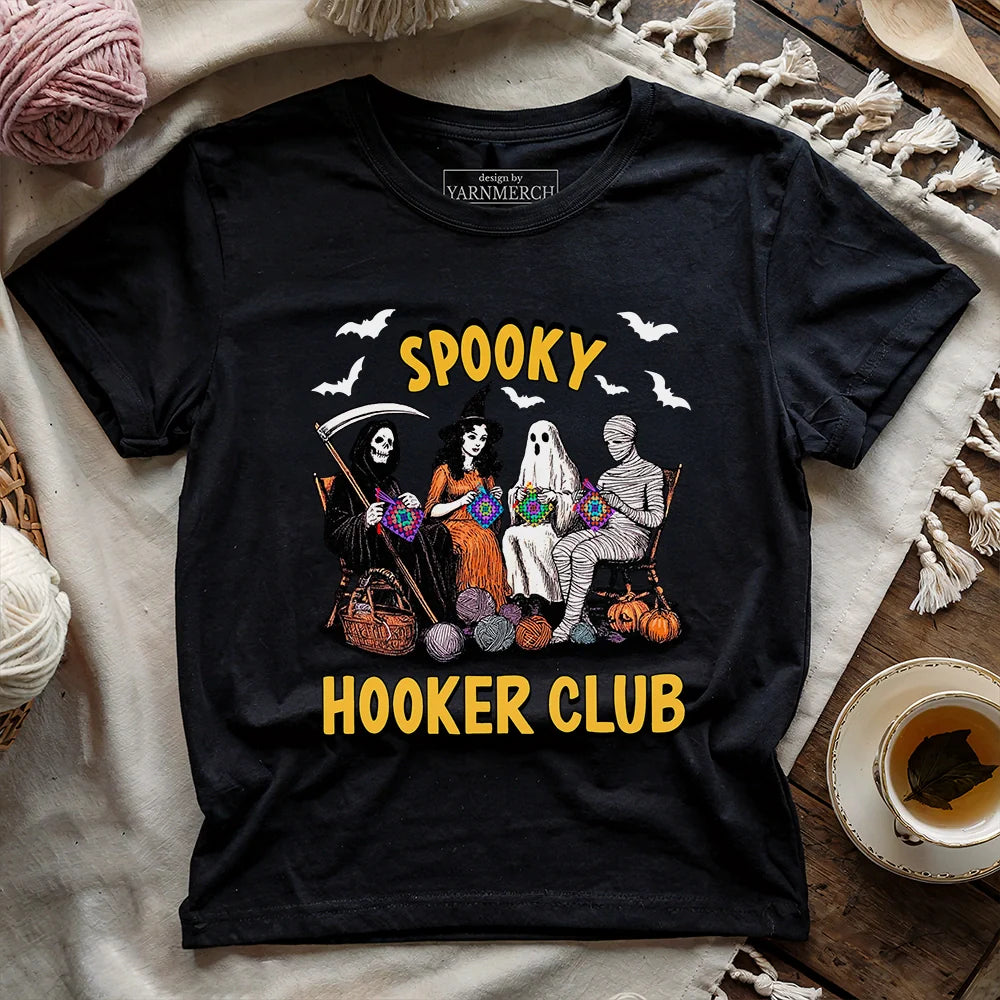 Spooky Crochet Club T-shirt