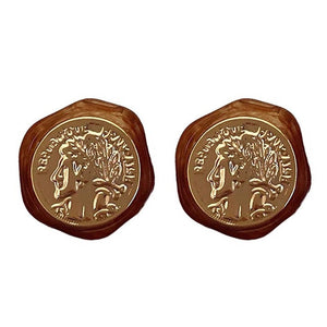 Vintage Aesthetic Coin Earrings