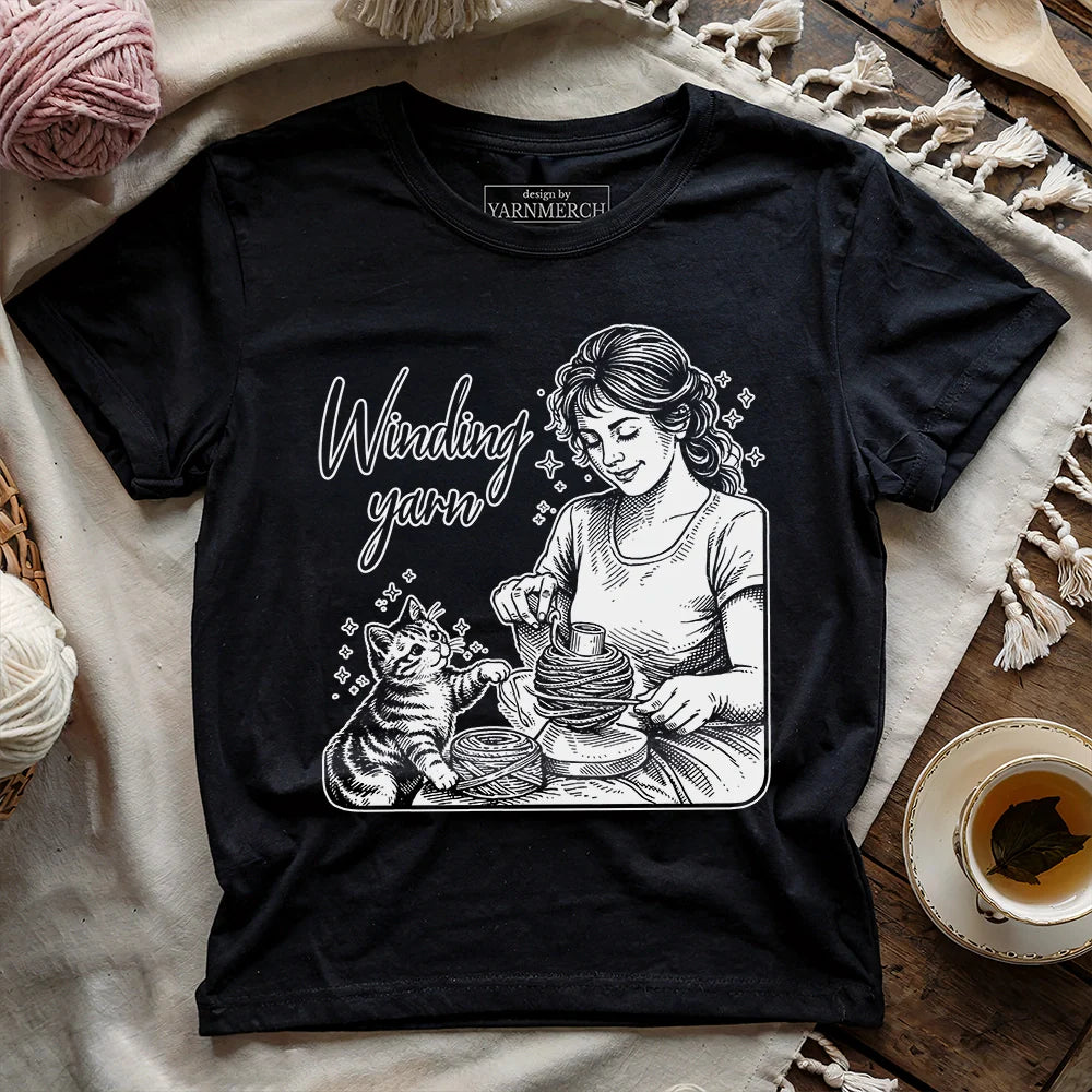 Winding Yarn T-shirt