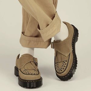 Self Made Fringe Suede Loafers