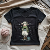 Knitting Snowflex Lady V-neck