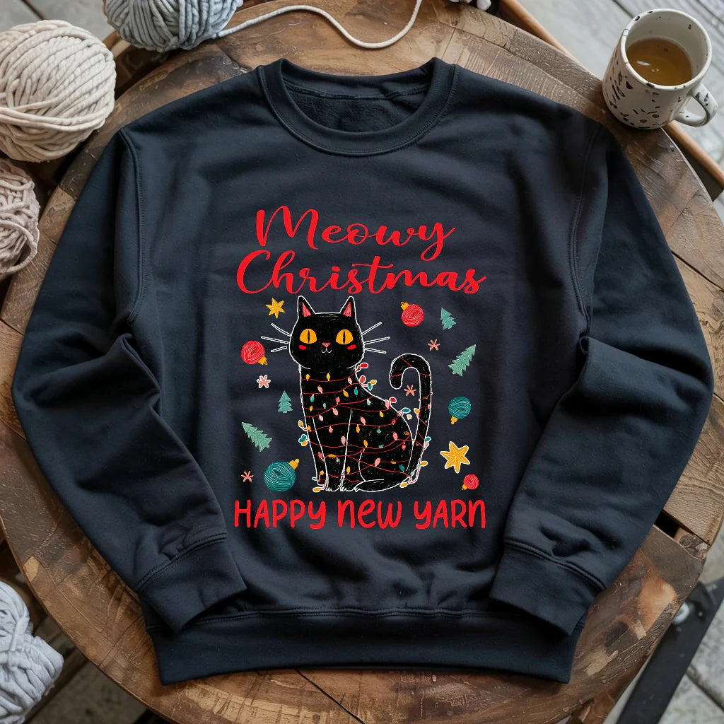 Meowy Christmas Sweatshirt