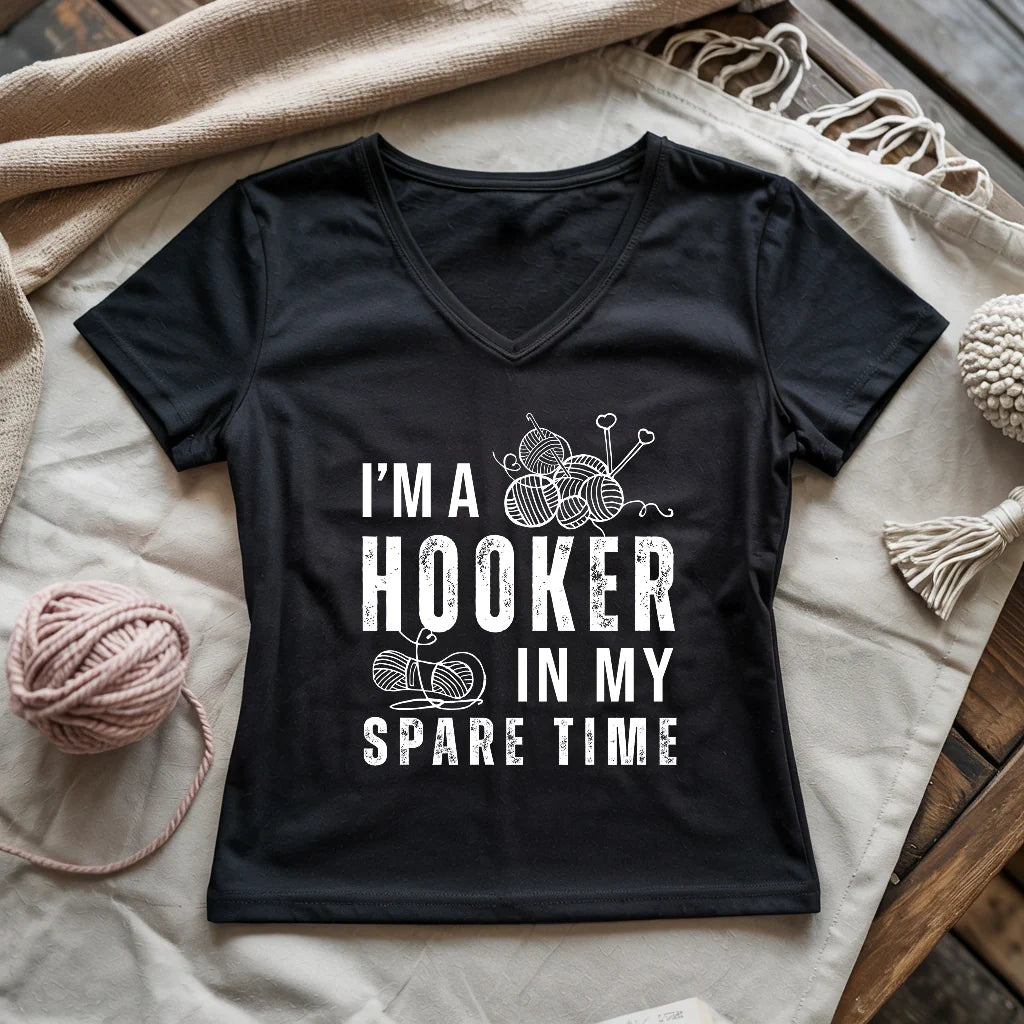 Part-time Hooker Lady V-neck