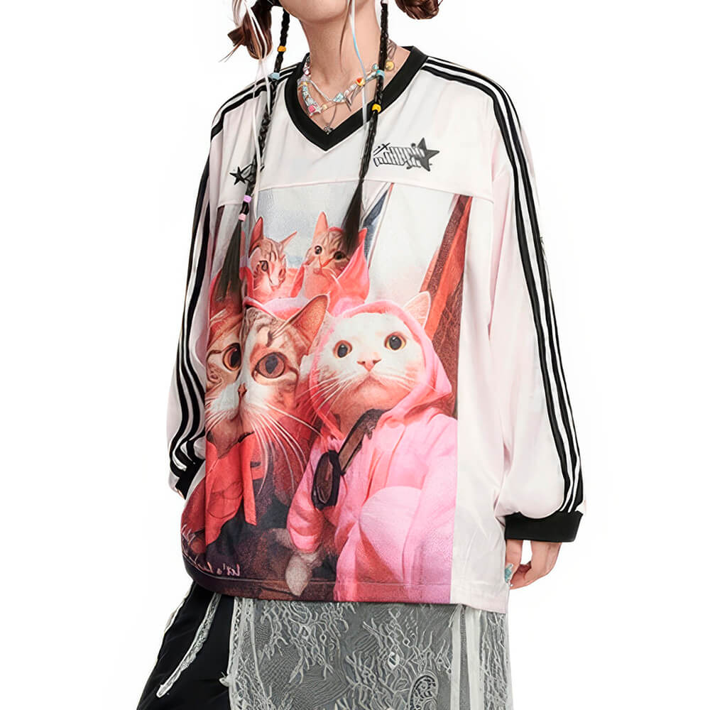 Blokette Aesthetic Cat Long Sleeve