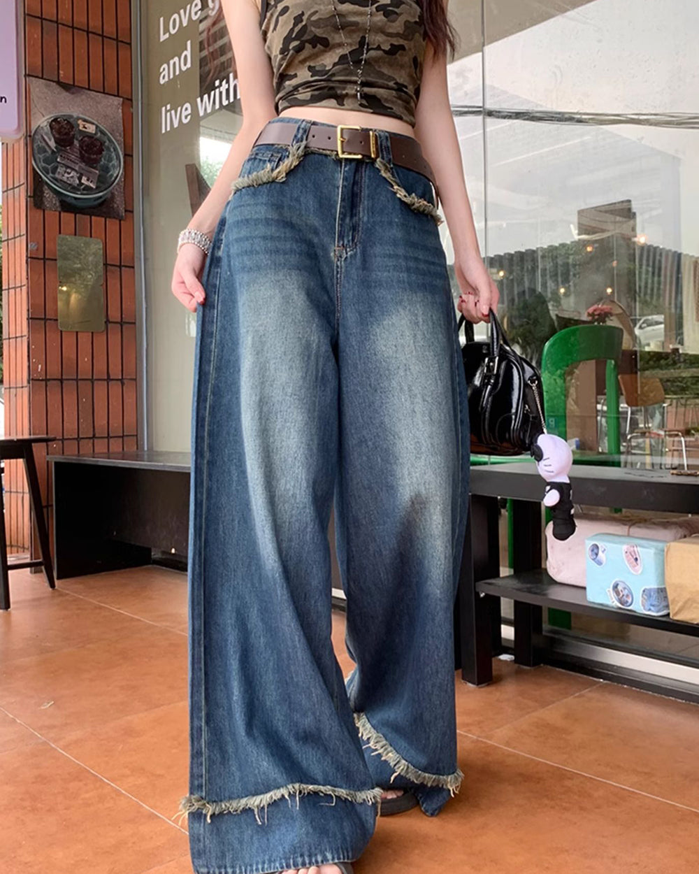 Teenage Drama Wide-Leg Jeans