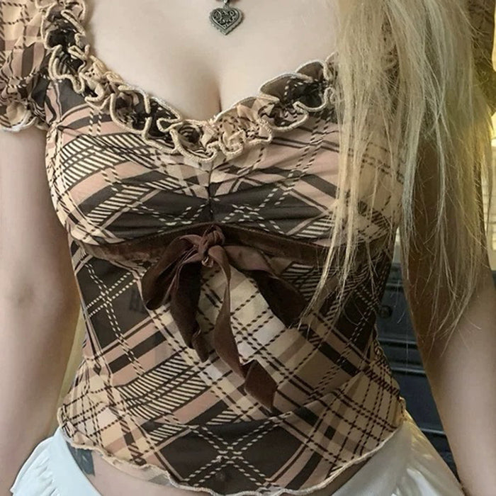 Picnic Romance Puff Sleeve Top