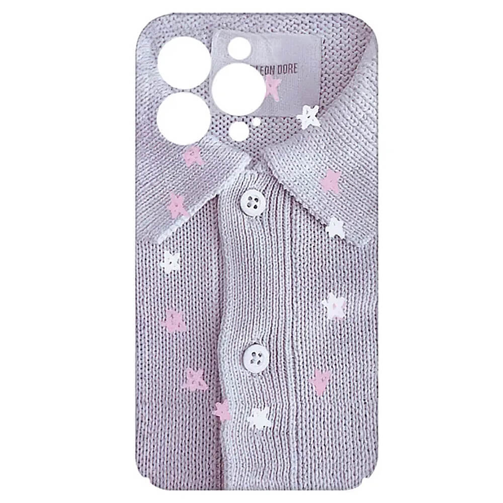 Cozy Knit Charm iPhone Case