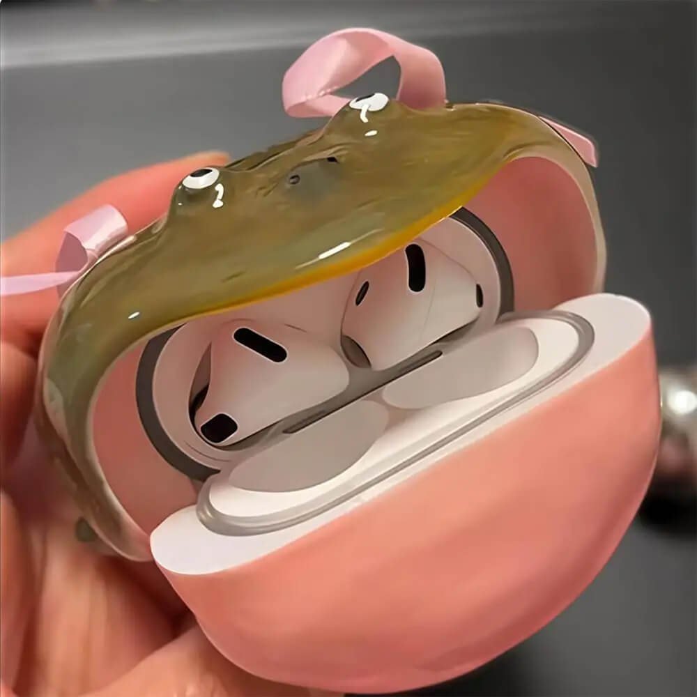 Cute Frog Airpods Case
