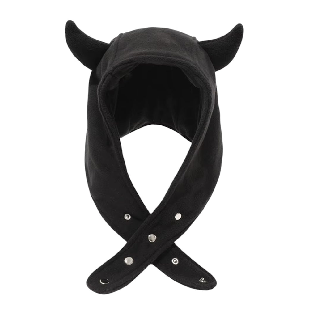 Devil Horns Hood Hat