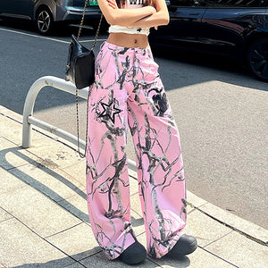 Emo Phase Wide-Leg Trousers