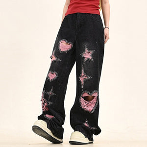 Emo Phase Wide-Leg Jeans