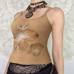 Fairycore Wildflower Y2K Tank Top