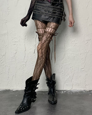 Fairy Grunge Aesthetic Lace Tights
