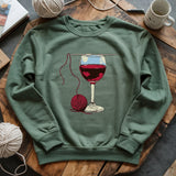 Wine And Yarn Sweatshirt