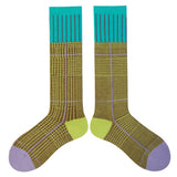 Geometric Knee-High Socks