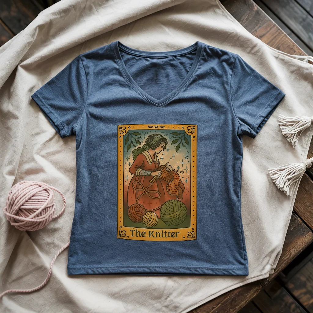 Knit Witch Lady V-neck