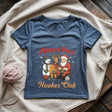 North Pole Crochet Club Lady V-neck