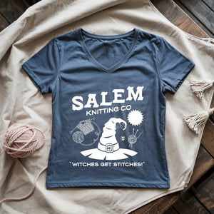 Salem Knitting Lady V-neck