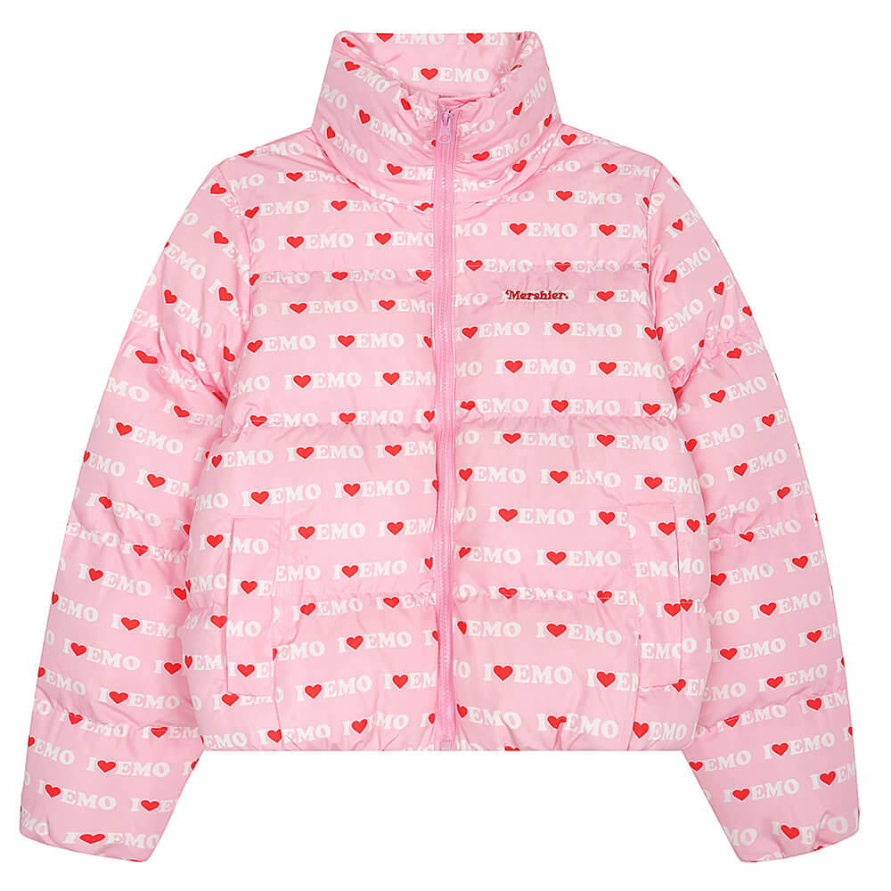 I Love Emo Puffer Jacket