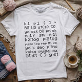 Knitting Code T-shirt